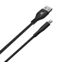 Kabel USB lightning MFi Apple (Made for iPhone / iPod / iPad) Maclean, 2.4A, 1m, czarny, MCE845B