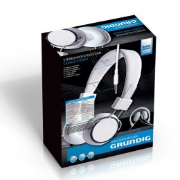 Grundig - Słuchawki nauszne neon (biały)