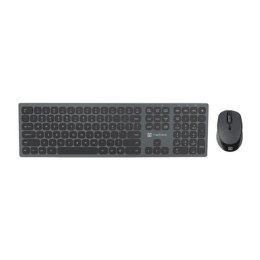 Natec Keyboard, US Layout, Wireless + Mouse, Octopus, 2in1 Bundle