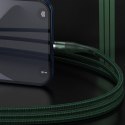 Magnetyczny Kabel 2,4A 1m USB na iPhone Lightning Szybkie Ładowanie i Transfer Danych Baseus Zinc Magnetic Safe (CALXC-K06) ziel