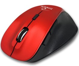 TM122R Titanum mysz bezprz. bt 6d opt. fornax czerwona