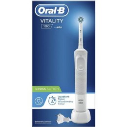 Braun Electric Toothbrush Dental D100 Cross Action Rechargeable, For adults, Number of brush heads included 1, Number of teeth b