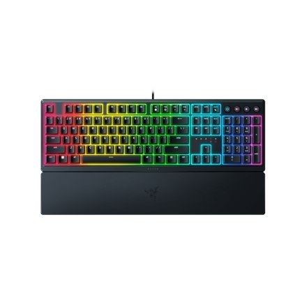 Razer Ornata V3 Gaming Keyboard, RGB LED light, US, Black, Wired, Mecha-Membrane