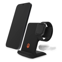 STM ChargeTree Go - Mobilna ładowarka bezprzewodowa 3w1 do iPhone, AirPods i Apple Watch (czarny)
