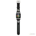 Karl Lagerfeld Silicone Karl & Choupette Heads - Pasek do Apple Watch 42/44/45 mm (czarny)