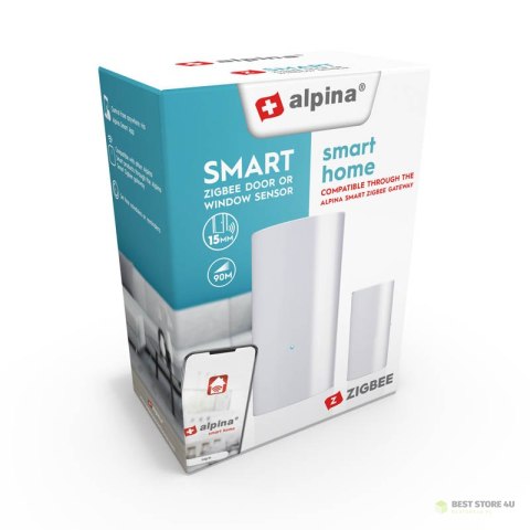 Alpina - Inteligentny sensor otwarcia okien sieć Zigbee