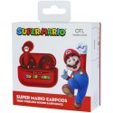 OTL Technologies Słuchawki douszne Super Mario TWS czerwone