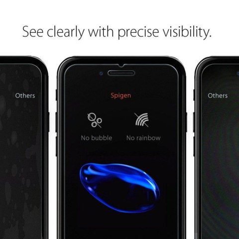 Spigen Glas.TR Slim - Szkło hartowane do Apple iPhone SE (2022 / 2020) / 8 / 7