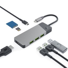 Green Cell - Stacja dokująca HUB USB-C HDMI 4K DEX SD & MicroSD card slot USB 3.1