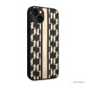 Karl Lagerfeld Monogram Stripe - Etui iPhone 14 (brązowy)