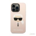 Karl Lagerfeld Silicone Ikonik Karl`s Head - Etui iPhone 14 Pro Max (różowy)