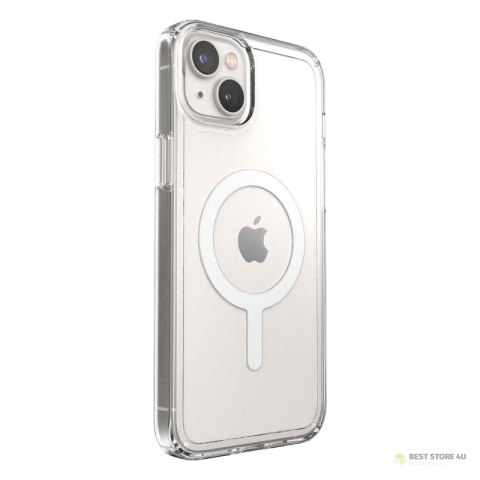 Speck Gemshell + MagSafe - Etui do iPhone 14 Plus z połowką MICROBAN (Clear) Speck Gemshell + MagSafe - Etui do iPhone 14 Plus z połowką MICROBAN (Clear)