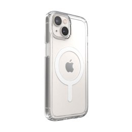 Speck Gemshell + MagSafe - Etui do iPhone 14 / iPhone 13 z połowką MICROBAN (Clear)