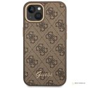 Guess 4G Metal Camera Outline Case - Etui iPhone 14 (Brązowy)