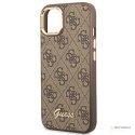 Guess 4G Metal Camera Outline Case - Etui iPhone 14 (Brązowy)