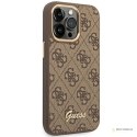 Guess 4G Metal Camera Outline Case - Etui iPhone 14 Pro Max (Brązowy)