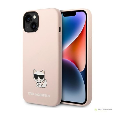 Karl Lagerfeld Choupette Body - Etui iPhone 14 Plus (jasnoróżowy)