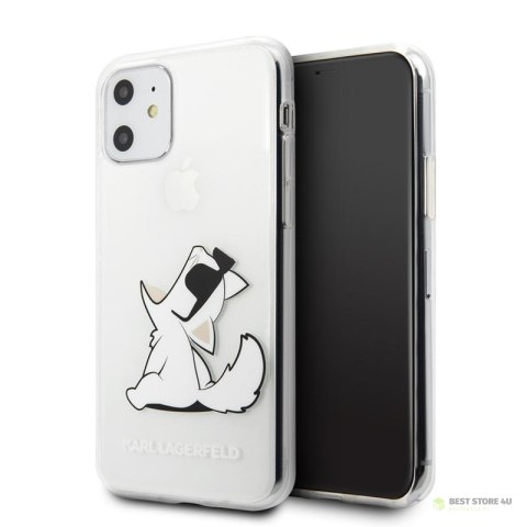 Karl Lagerfeld Choupette Fun Sunglasses - Etui iPhone 11 (przezroczysty)