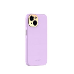 Moshi Napa Slim MagSafe - Skórzane etui iPhone 14 (Lavender Purple)