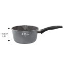 Stoneline 12584 Saucepan, 18 cm, Suitable for all cookers including induction, Anthracite, Non-stick coating, Lid included, Fixe