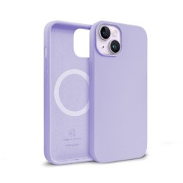 Crong Color Cover Magnetic - Etui iPhone 14 MagSafe (fioletowy)