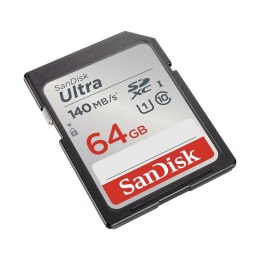 SanDisk Ultra SDXC - Karta pamięci 64 GB Class 10 UHS-I 140 MB/s