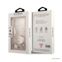 Guess Liquid Glitter Charms - Etui iPhone 12 / iPhone 12 Pro (złoty)