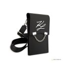 Karl Lagerfeld Autograph Chain Wallet Phone Bag - Torba na smartfona i akcesoria (czarny)