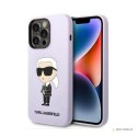 Karl Lagerfeld Silicone NFT Ikonik - Etui iPhone 14 Pro Max (fioletowy)