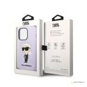 Karl Lagerfeld Silicone NFT Ikonik - Etui iPhone 14 Pro Max (fioletowy)