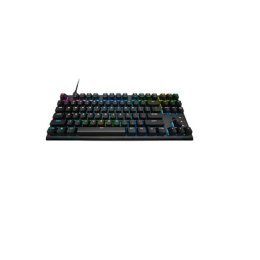 Corsair K60 PRO TKL RGB Gaming keyboard, RGB LED light, NA, Wired, Black, Optical-Mechanical
