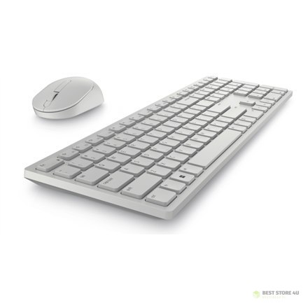 Dell Keyboard and Mouse KM5221W Pro Wireless, RU, 2.4 GHz, White Dell Keyboard and Mouse KM5221W Pro Wireless, RU, 2.4 GHz, White