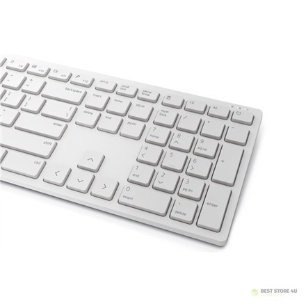Dell Keyboard and Mouse KM5221W Pro Wireless, RU, 2.4 GHz, White Dell Keyboard and Mouse KM5221W Pro Wireless, RU, 2.4 GHz, White