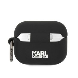 Karl Lagerfeld Silicone Karl & Choupette - Etui AirPods Pro (czarny)