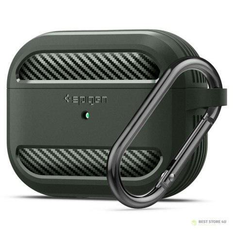 Spigen Rugged Armor - Etui do Apple Airpods Pro (Zielony)