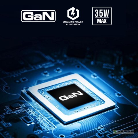 Crong Utra Compact GaN - Ładowarka sieciowa 35W PD 3.0 2x USB-C (biały) Crong Utra Compact GaN - Ładowarka sieciowa 35W PD 3.0 2x USB-C (biały)