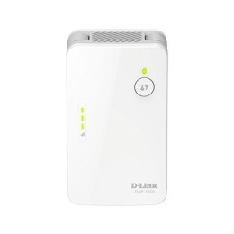 D-Link AC1300 Wi-Fi Range Extender DAP-1620 802.11ac, 400+867 Mbit/s, 10/100/1000 Mbit/s, Ethernet LAN (RJ-45) ports 1, MU-MiMO