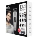Braun All-in-one trimmer MGK7320 Cordless, Number of length steps 13, Black/Silver