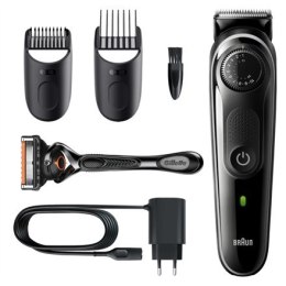 Braun Beard Trimmer BT5342 Cordless and corded, Operating time (max) 100 min, Number of length steps 39, Li-Ion, Black/Grey