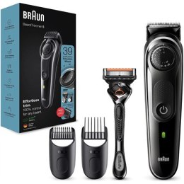 Braun Beard Trimmer BT5342 Cordless and corded, Operating time (max) 100 min, Number of length steps 39, Li-Ion, Black/Grey