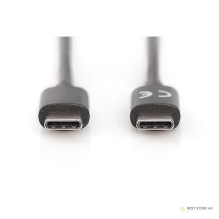 Digitus USB Type-C Connection Cable AK-300138-018-S USB Male 2.0 (Type C), USB Male 2.0 (Type C), Black, 1.8 m Digitus USB Type-C Connection Cable AK-300138-018-S USB Male 2.0 (Type C), USB Male 2.0 (Type C), Black, 1.8 m
