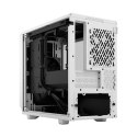 Fractal Design Meshify 2 Nano White TG clear tint, ITX, Power supply included No