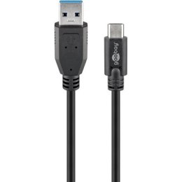 Goobay Sync & Charge Super Speed USB-C to USB A 3.0 charging cable 67999 Round cable, USB-C male, USB 3.0 male (type A), Bla