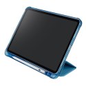 Tucano Satin Case - Etui do iPad 10.9" (2022) w/Magnet & Stand up z uchwytem Apple Pencil (niebieski)