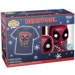 Funko POP! Figurka + T-shirt Deadpool Święta