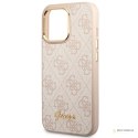 Guess 4G Metal Camera Outline Case - Etui iPhone 14 Pro (Różowy)