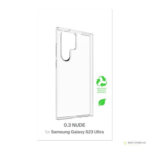 PURO 0.3 Nude - Etui ekologiczne Samsung Galaxy S23 Ultra (przezroczysty) PURO 0.3 Nude - Etui ekologiczne Samsung Galaxy S23 Ultra (przezroczysty)