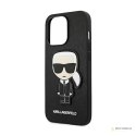 Karl Lagerfeld Saffiano Ikonik Patch - Etui iPhone 13 Pro (czarny)