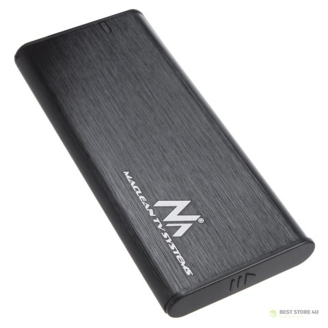 Obudowa dysku Maclean, SSD M.2, NVMe (PCIe), NGFF (SATA), USB 3.1, rozmiary 2230/2240/2260/2280, aluminiowa obudowa, MCE443 Obudowa dysku Maclean, SSD M.2, NVMe (PCIe), NGFF (SATA), USB 3.1, rozmiary 2230/2240/2260/2280, aluminiowa obudowa, MCE443