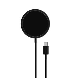 Puro Magnetic Charging Cable USB-C Magsafe - Ładowarka bezprzewodowa indukcyjna 15W (czarny)